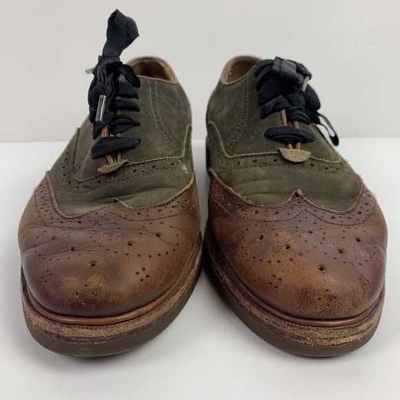 Saddles and Bugs Wingtip Shoes Mens 8M Bass Brown Lace Up Casual - Picture 5 of 8